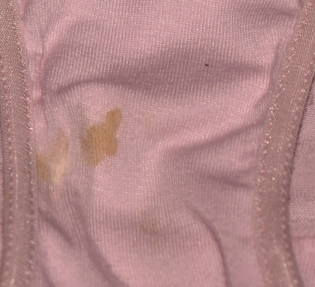  Peter submitted:  Another pair of my Auntie&rsquo;s panties where her juices