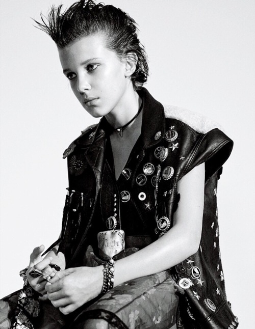 nancybyrs: millie bobby brown for interview magazine by mikael jansson
