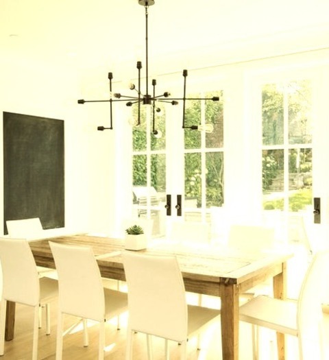 Dining Room - Kitchen DiningKitchen/dining Room Combo - Mid-sized Transitional Light Wood Floor Kitchen/dining