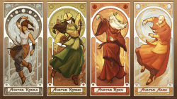Swade-Art:  Art Nouveau Avatarshere’s The Full Lineup! (Linking To Four Separate
