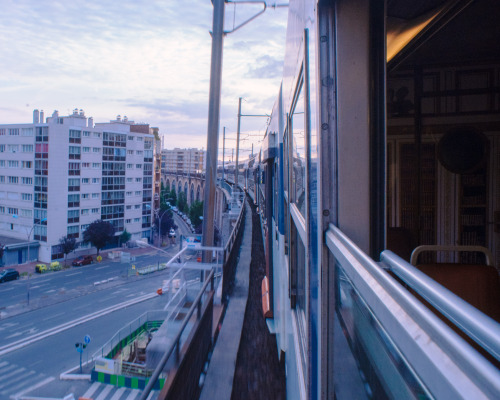brieuc-weulersse: The sun rising above paris.(if you look closely you can see the Eiffel Tower in th