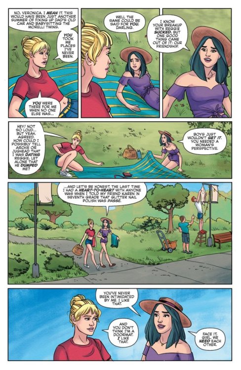 Betty and Veronica go where they’ve never gone before—their senior year of high school!