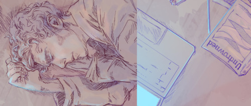 fuckwitjulite: Art for Chryse’s brilliant new fic ‘Another country’arc