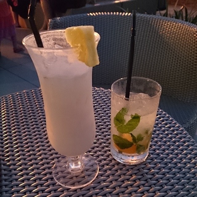 #mojito #모히또 와 #PinaColada #피나콜라다 (Kama Lounge, Intercontinental Fiji Resort and Spa에서)