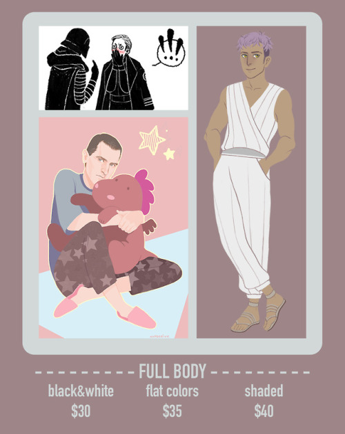 I’m opening commissions for the first time~If you want more information about my commissions o