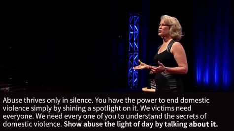 juurianchi:tedx:Watch the whole talk here »Leslie Morgan Steiner was in an abusive relationship, tho