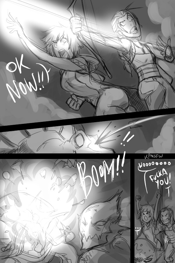 so these are pages to a comic i started last summer and just never really got around