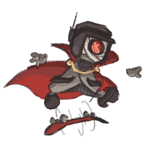Can You Draw Phobos Doing A Sick Kickflip