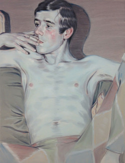 grundoonmgnx:  Kris Knight, Backstage, 2015 Oil on Canvas, 24x18&quot;    