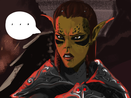 Together we&hellip;. might???? survive.Lae'zel highly disapproves.