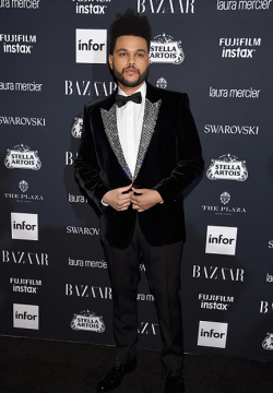 Infatuatedbythefamestatus:the Weeknd Attends Harper’s Bazaar Celebration Of ‘Icons