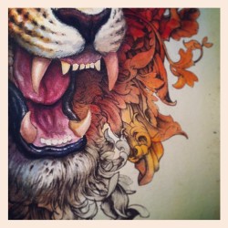 ncwinters:  2013 is gonna be hectic. This is one of three current works in progress. Rawr. #multitasking 