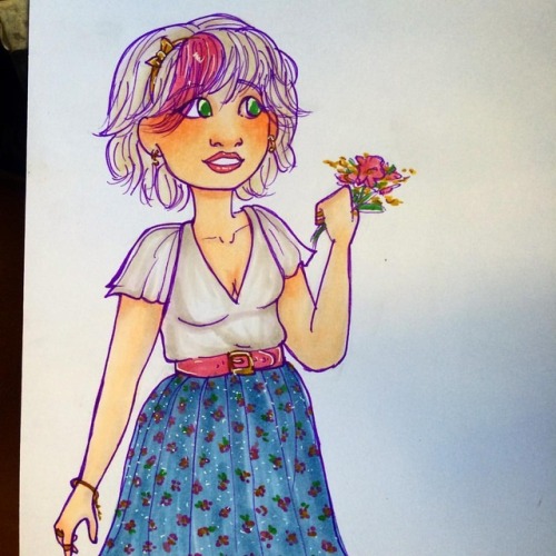 @luny_lunar !! Did some styling and had so much fun! #doodle #arttrade #copic www.instagram.