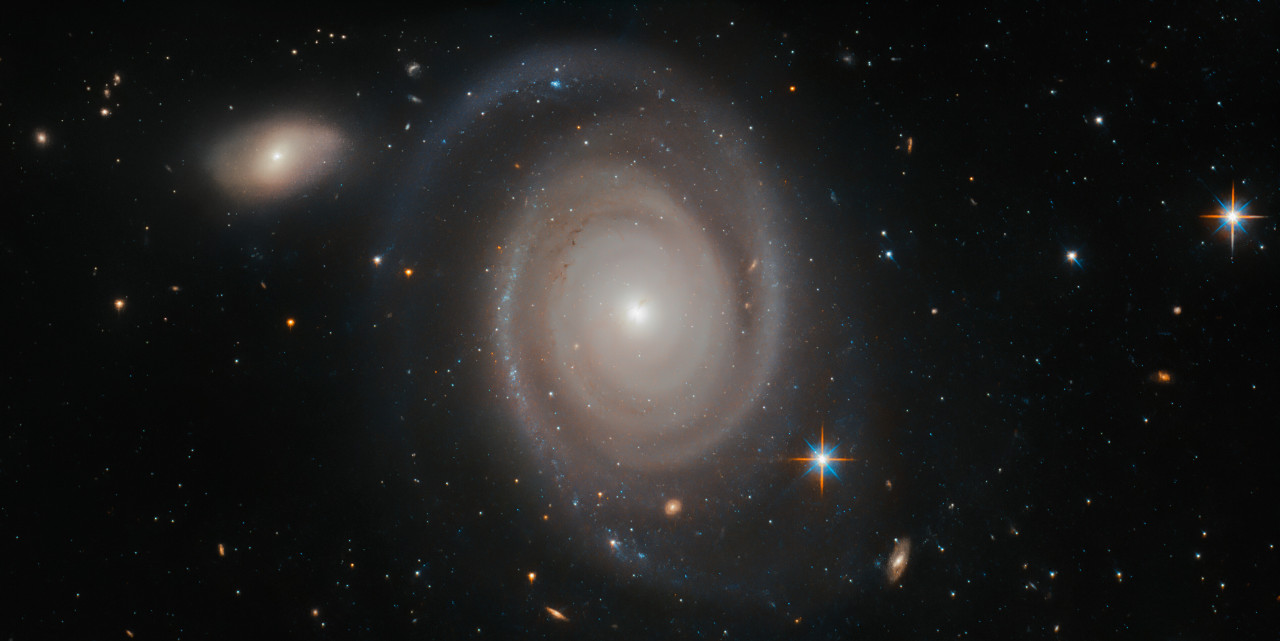 Not all galaxies are lonely. Some have galaxy squads. ⁣NGC 1706, captured in this image by our Hubble Space Telescope, belongs to something known as a galaxy group, which is just as the name suggests — a group of up to 50 galaxies which are...