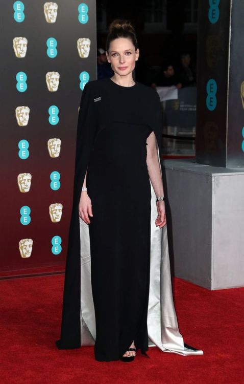 frozenmorningdeew: Rebecca Ferguson attends the EE British Film Academy Awards in London, 18 Fe