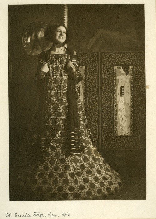 Emilie Flöge, 1910. Austrian couture designer, Klimt muse.