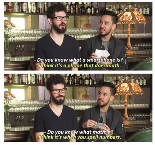 when-my-time-comes-666: Brad is the best. “ Mike Shinoda interviews Brad Delson for Google Pla