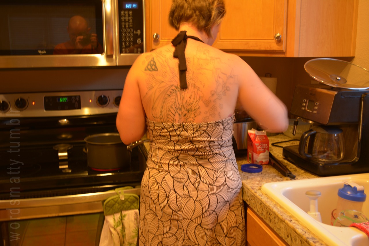 More fun in the kitchen.