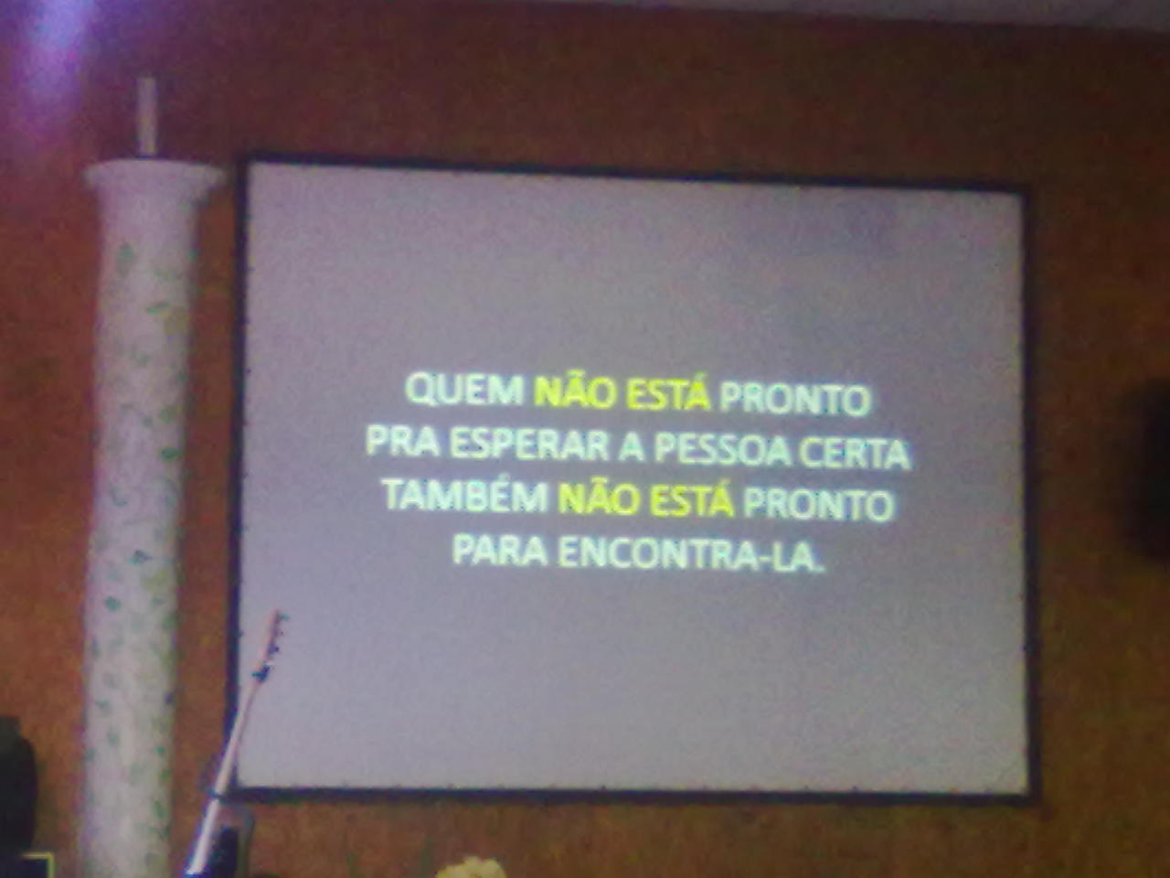 É tempo de adorar.