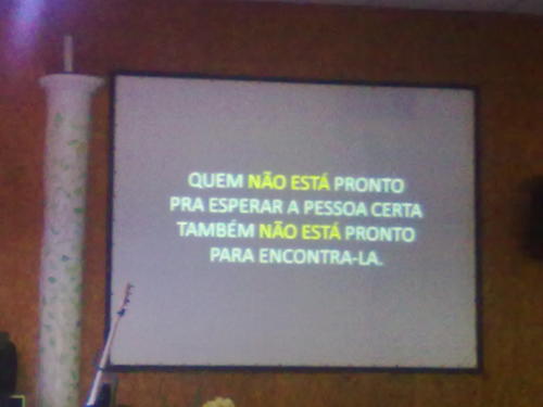 É tempo de adorar.