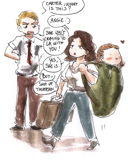 toodrunktofindaurl: I can’t wait for Agent Carter season 2, where Peggy takes Angie literally everyw