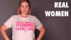 huffingtonpost:  Feminists Give Photoshop The Middle Finger In New Ad In a new video from FCKH8, women of all sizes, shapes and colors take off t-shirts with the message “This is what a #feminist looks like” printed across them.  Watch the full video