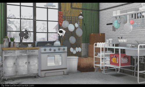 SunnerstaHere’s a kitchen set I threw together. I didn’t get to do everything I wanted with this set