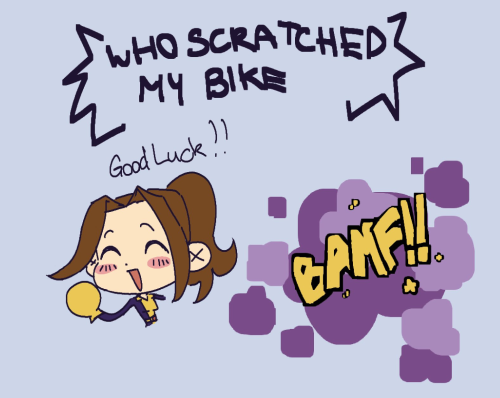 I Wanted To Draw A Teeny Little Kitty!! I Do Wonder Who Scratched Up Wolverine's Bike Though... Live