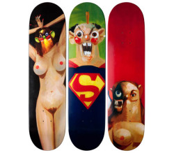 jairbanks:  George Condo decks for Supreme