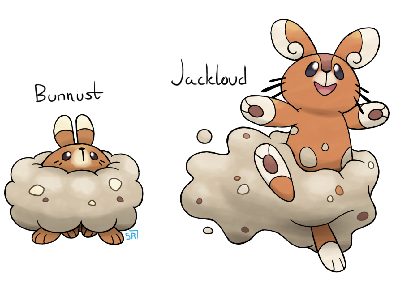 Project Norra Pokemon Region 051 Bunnust Dust Nest Pokemon Ground Cloud