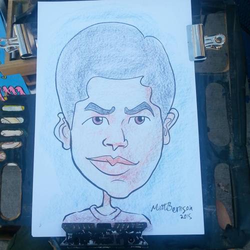 Caricatures at Dairy Delight.  (at Dairy Delight Ice Cream)