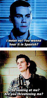 Welcome To Beacon Hills: Awards Season ★ “sassiest Male” Award - Stiles Stilinski 
