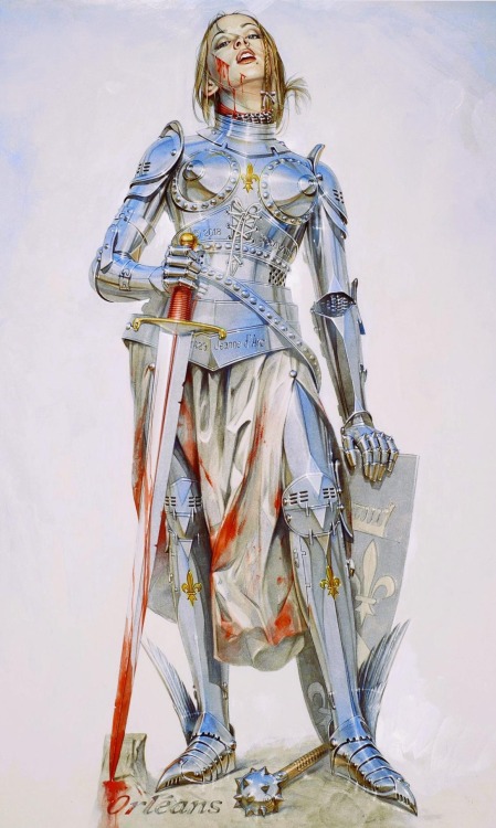 70s-pop-80s:Jeanne d’Arc by Hajime Sorayama