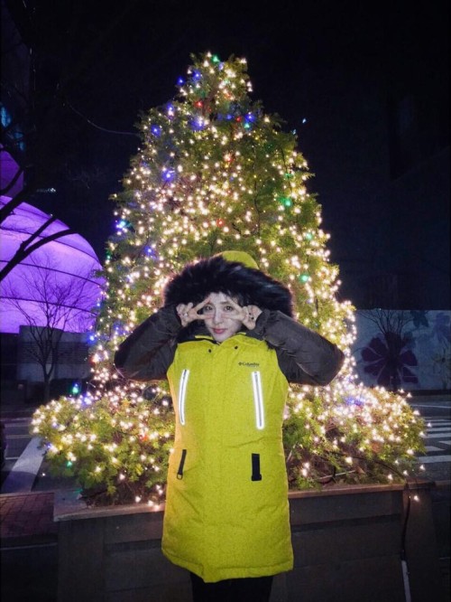 Dara uploaded a photo of herself on her Instagram wearing Columbia Turbodown Jacket. The jacket is a