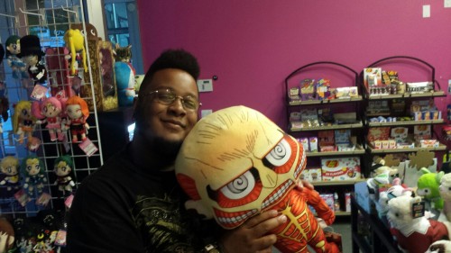 Me and thejungleofmufasa having fun with chibi Colossal Titan.  