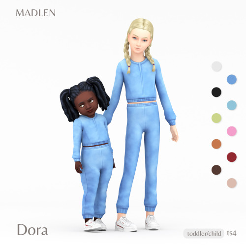 Madlen Dora OutfitNew outfit for our younger ones. Extra cozy!Unisex. Toddler-child.DOWNLOAD (Patreo
