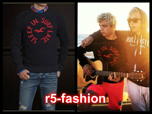 r5-fashion: Northside Sweatshirt in navy (EXACT) - Hollister - $27.97 