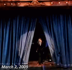 maleksrami:  Jimmy Fallon’s first and last entrance as the host of Late Night 