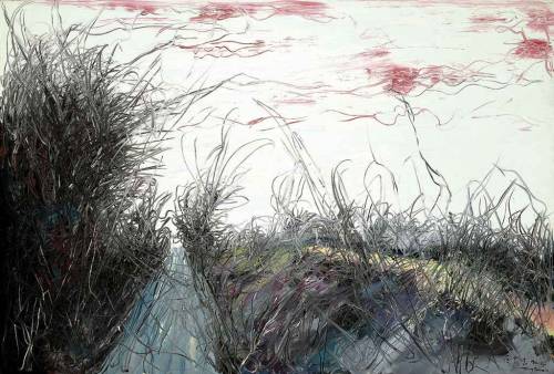 thunderstruck9:  Zeng Fanzhi (Chinese, b. 1964), Landscape No. 1, 2004. Oil on canvas, 162 x 240 cm.