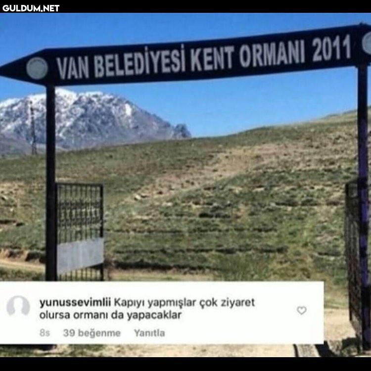 VAN BELEDIYESI KENT ORMANI...