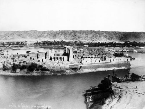 grandegyptianmuseum:General View of Philae, c.1880Pascal Sébah (1823-1886)