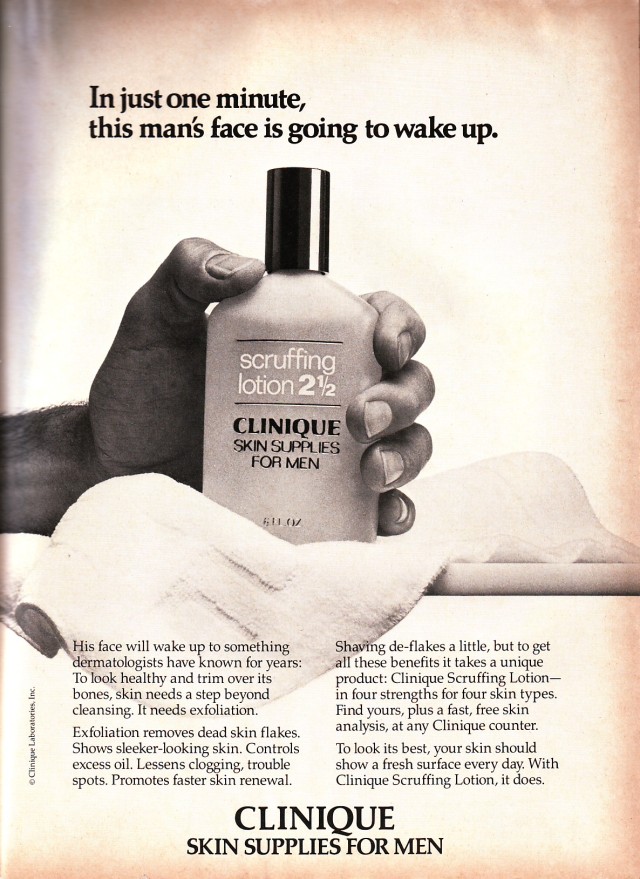 Clinique Magazine Ad, August 1991 #1991#Clinique#Clinique Men#Vintage Prints#Vintage Ads#Retro Prints#Retro Ads#90s fashion#90s trends