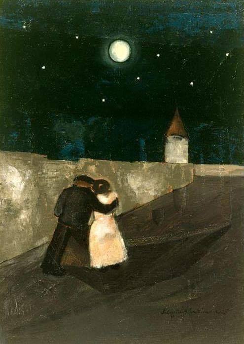 fravery:Felix Nussbaum (1904 - 1944) - huile sur toile , 1928.