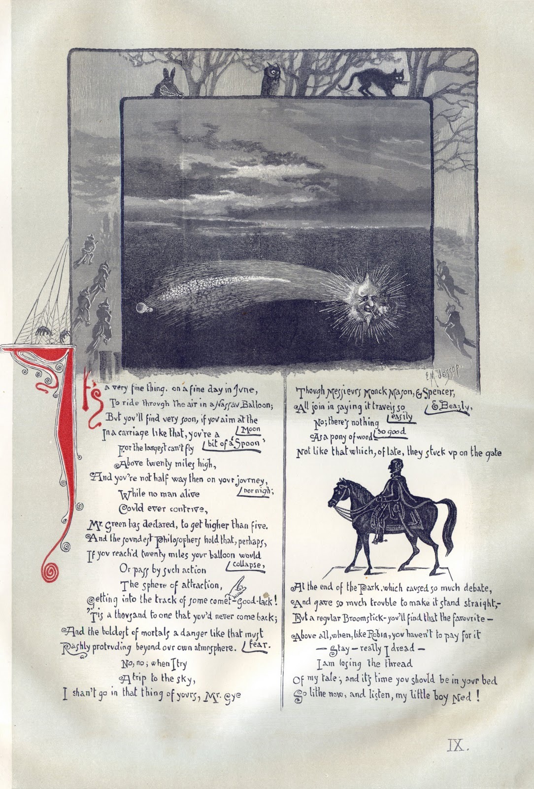 tenebrum:    Thomas Ingoldsby ‘The Witches Frolic’ (with illustrations by Ernest