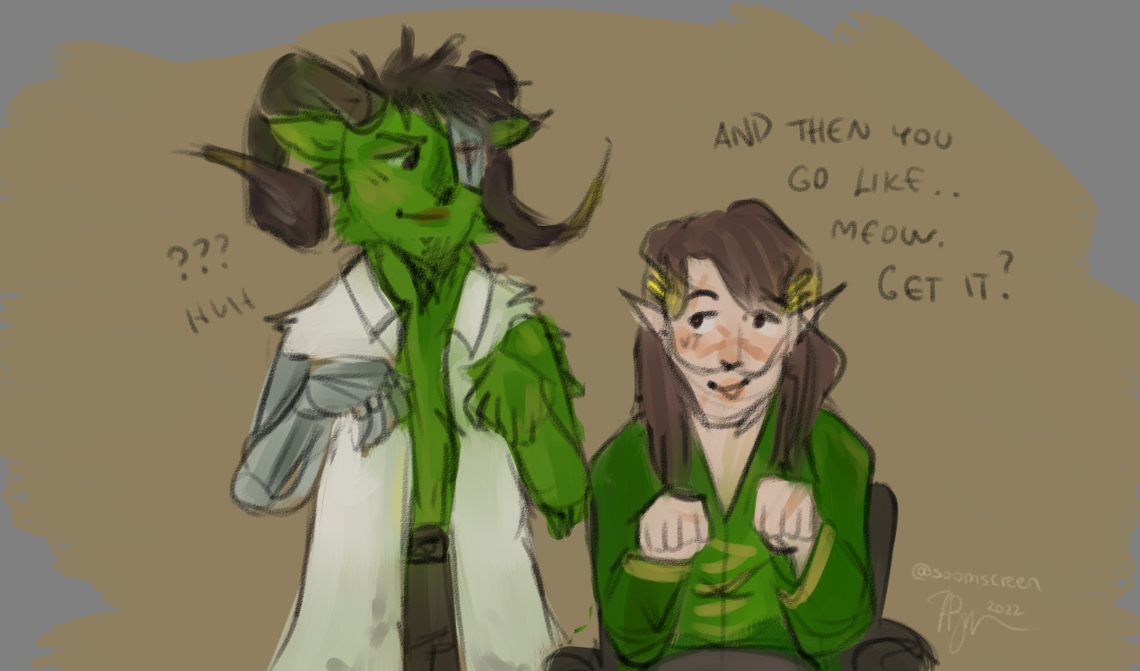 Doc may be in his villain arc and Elf Boy may be in trouble but I am a docm77 + scar friendship truther. So here’s 

