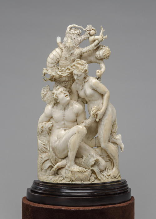 Adam and Eve, unknown South German or Austrian artist, 1st half of 17th century