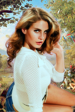 madonnasnudes: Lana Del Rey x Garden Of Eden 
