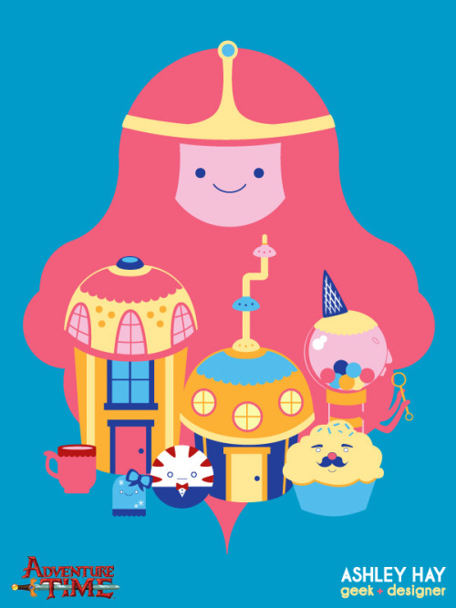 Candy Kingdom by Ashley Hay
Official Adventure Time Shirt. Purchase from MightyFine here.