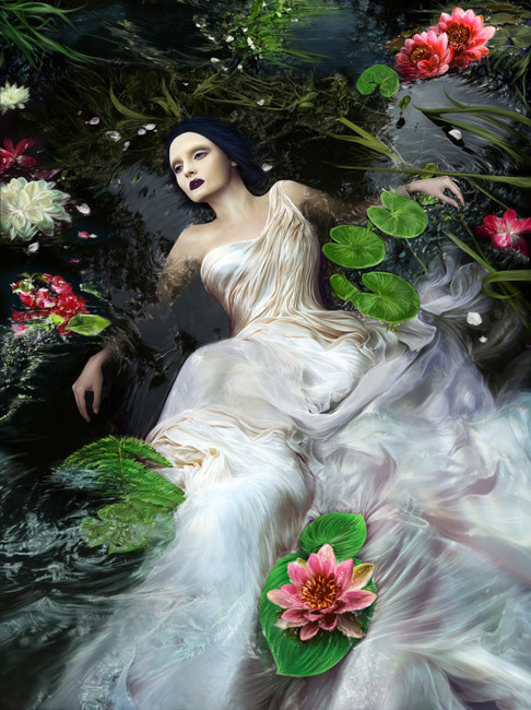 Ophelia / Illustration for Imagine FX magazine