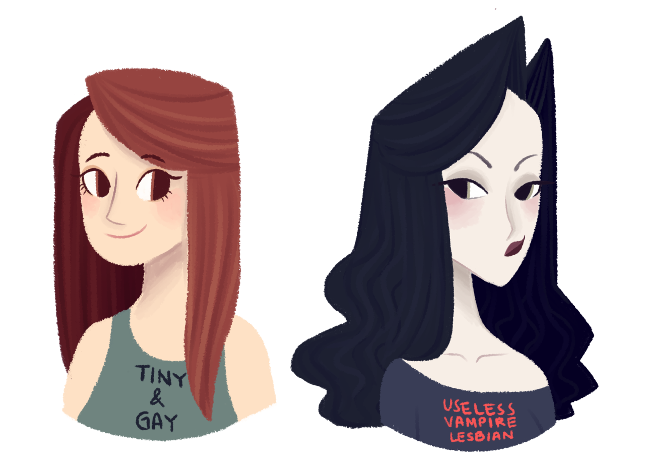 sofiaruelle:  have a tiny &amp; gay lesbian and useless vampire lesbian.(X)